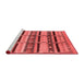 Industrial Red Washable Rugs