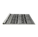 Sideview of Machine Washable Oriental Gray Industrial Rug, wshurb1287gry