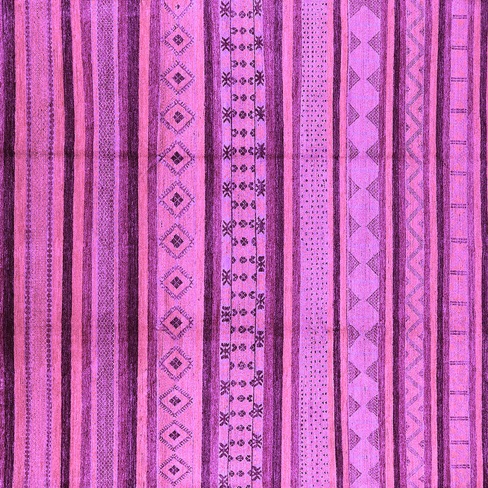 Square Machine Washable Oriental Purple Industrial Area Rugs, wshurb1288pur