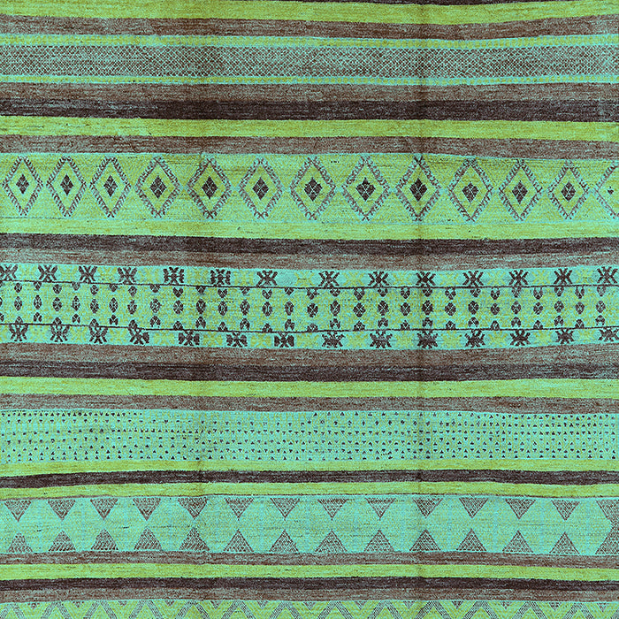 Oriental Turquoise Industrial Rug, urb1288turq