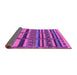 Sideview of Oriental Purple Industrial Rug, urb1289pur