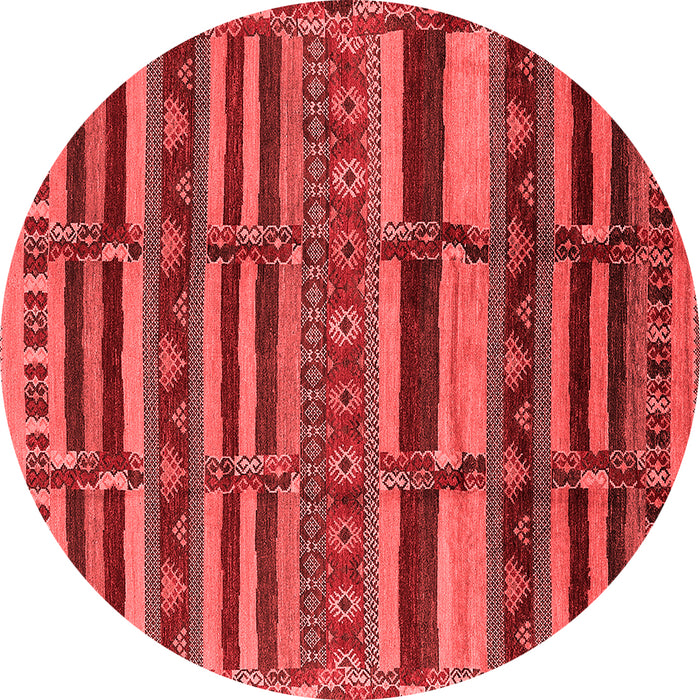 Machine Washable Oriental Red Industrial Rug, wshurb1289red