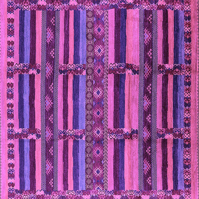 Square Oriental Purple Industrial Rug, urb1289pur