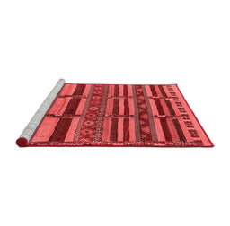 Industrial Red Washable Rugs