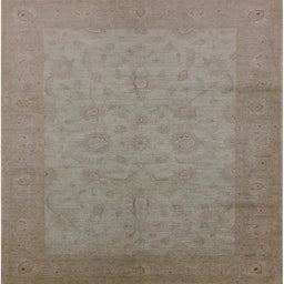 Square Machine Washable Industrial Modern Dark Almond Brown Rug, wshurb1290