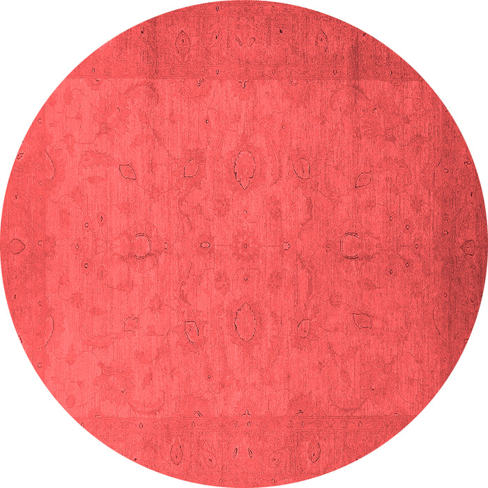 Machine Washable Oriental Red Industrial Rug, wshurb1290red