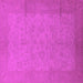 Square Oriental Pink Industrial Rug, urb1290pnk