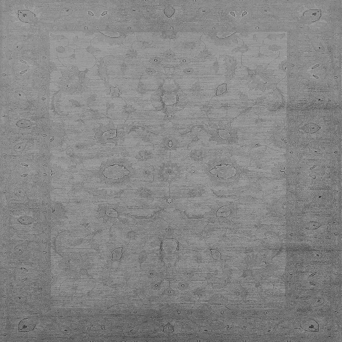 Square Oriental Gray Industrial Rug, urb1290gry