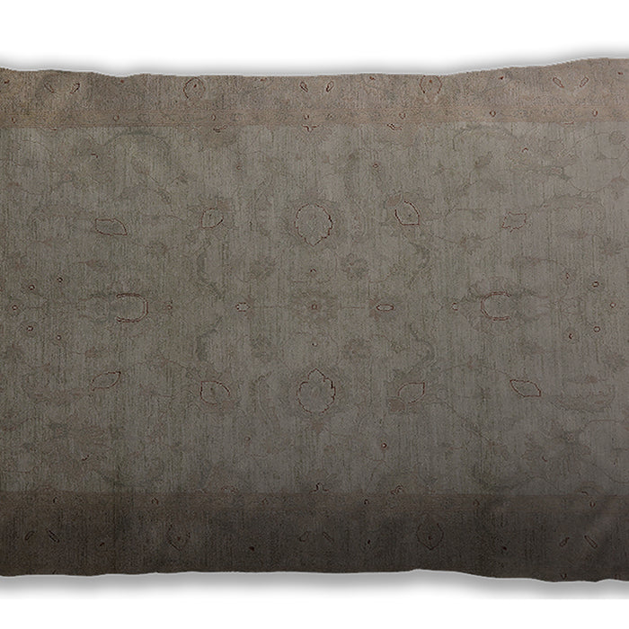 Mid-Century Modern Urban Dark Almond Brown Lumbar Throw Pillow, 13 inch by 19 inch, lburb1290