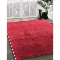 Mid-Century Modern Red Oriental Rug, urb1291