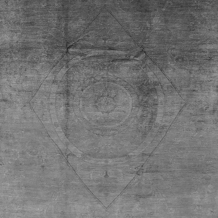 Machine Washable Oriental Gray Industrial Rug, wshurb1291gry