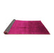 Sideview of Oriental Pink Industrial Rug, urb1291pnk