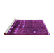 Sideview of Machine Washable Oriental Pink Industrial Rug, wshurb1292pnk