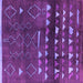 Square Oriental Purple Industrial Rug, urb1292pur