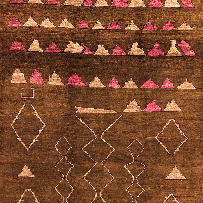 Oriental Orange Industrial Rug, urb1292org