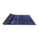 Sideview of Oriental Blue Industrial Rug, urb1292blu