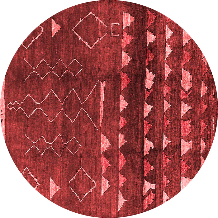 Machine Washable Oriental Red Industrial Rug, wshurb1292red