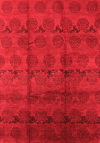 Oriental Red Industrial Rug, urb1293red