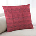 Lifestyle Image of Mid-Century Modern Urban Square Red Throw Pillow, 18 inch by 18 inch, pwurb1293