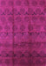 Machine Washable Oriental Purple Industrial Area Rugs, wshurb1293pur