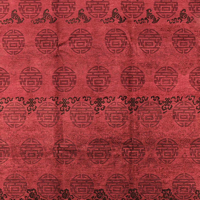 Machine Washable Oriental Brown Industrial Rug, wshurb1293brn