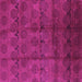 Square Oriental Purple Industrial Rug, urb1293pur