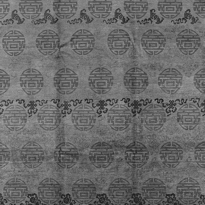 Machine Washable Oriental Gray Industrial Rug, wshurb1293gry