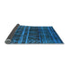 Sideview of Oriental Light Blue Industrial Rug, urb1294lblu