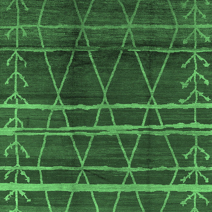 Oriental Emerald Green Industrial Rug, urb1294emgrn