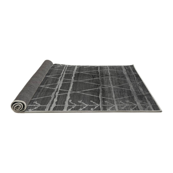 Sideview of Oriental Gray Industrial Rug, urb1294gry