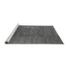 Sideview of Machine Washable Oriental Gray Industrial Rug, wshurb1295gry