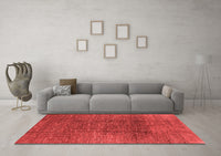 Machine Washable Oriental Red Industrial Rug, wshurb1295red