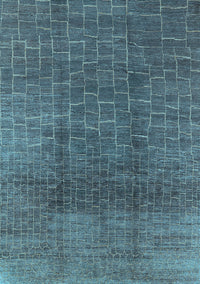 Oriental Light Blue Industrial Rug, urb1295lblu