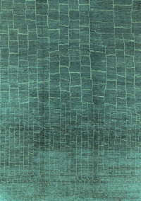 Oriental Turquoise Industrial Rug, urb1295turq