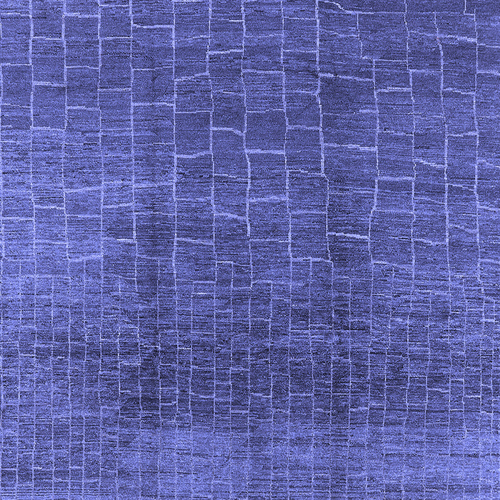 Machine Washable Oriental Blue Industrial Rug, wshurb1295blu