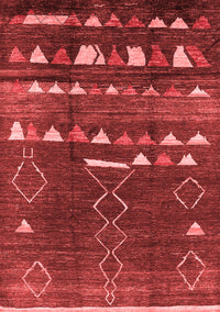 Oriental Red Industrial Rug, urb1296red