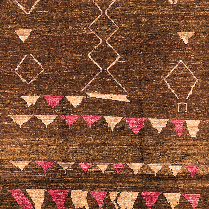 Machine Washable Oriental Orange Industrial Area Rugs, wshurb1296org