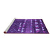 Sideview of Machine Washable Oriental Purple Industrial Area Rugs, wshurb1296pur