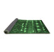 Sideview of Oriental Emerald Green Industrial Rug, urb1296emgrn