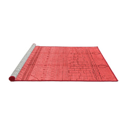 Industrial Red Washable Rugs