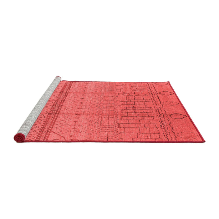 Industrial Red Washable Rugs