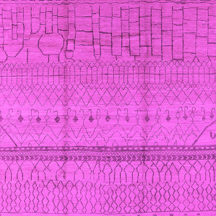 Machine Washable Oriental Pink Industrial Rug, wshurb1297pnk