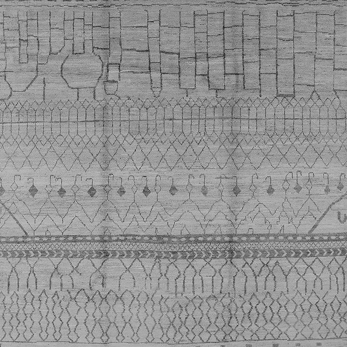 Machine Washable Oriental Gray Industrial Rug, wshurb1297gry