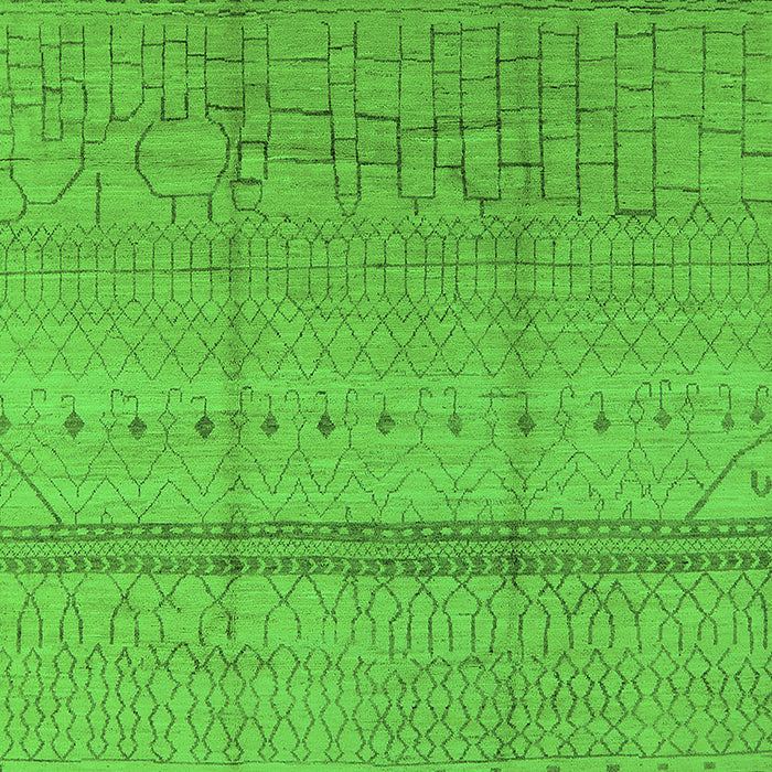 Oriental Green Industrial Rug, urb1297grn