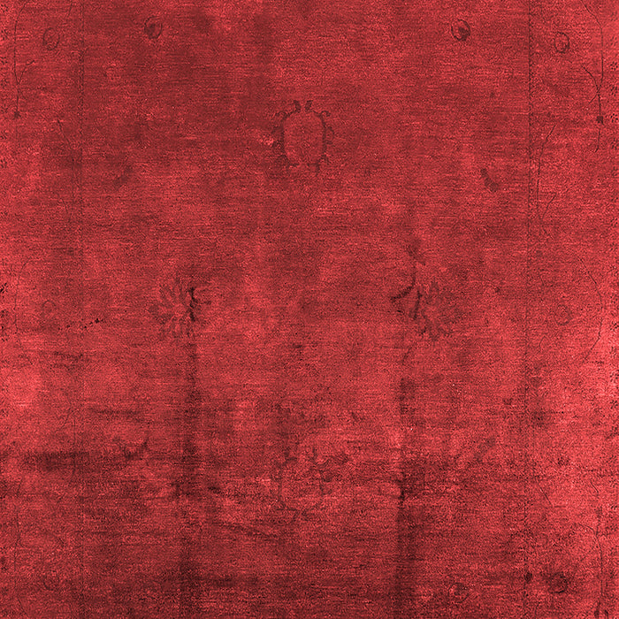 Machine Washable Oriental Red Industrial Rug, wshurb1298red