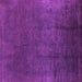 Square Oriental Purple Industrial Rug, urb1298pur