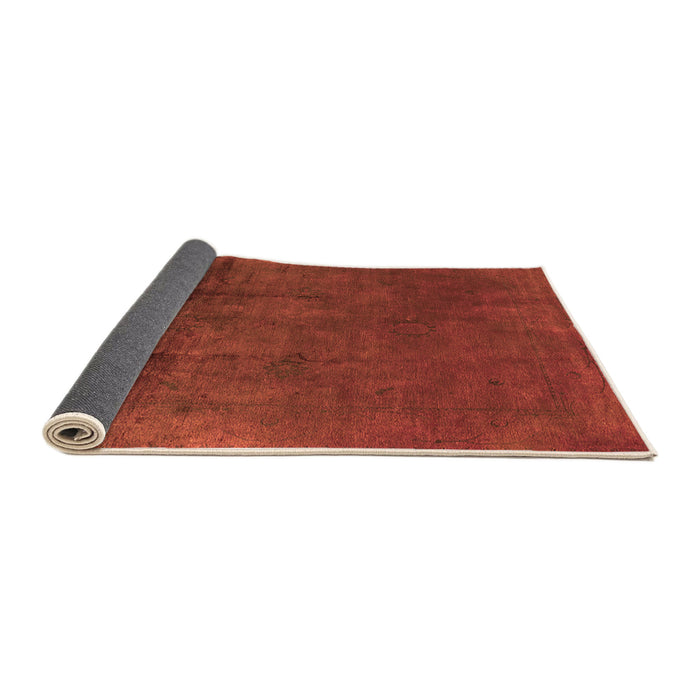 Sideview of Oriental Orange Industrial Rug, urb1298org