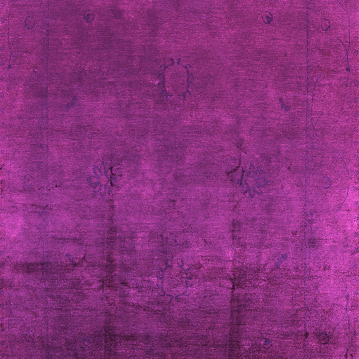 Machine Washable Oriental Pink Industrial Rug, wshurb1298pnk