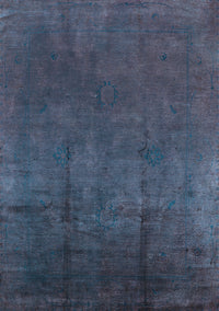 Oriental Light Blue Industrial Rug, urb1298lblu