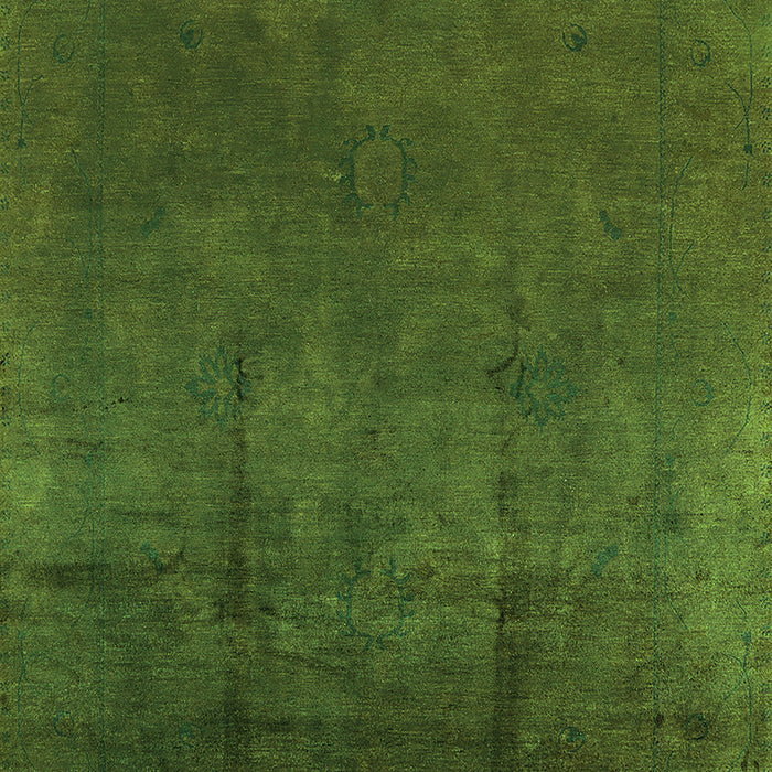 Oriental Green Industrial Rug, urb1298grn
